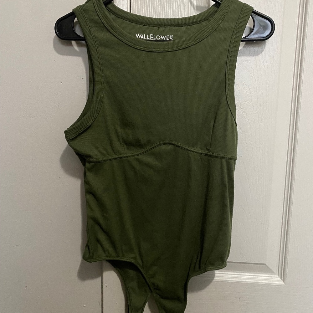 Army green body suit